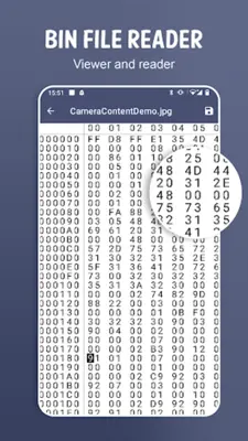 Bin File Opener Bin Viewer android App screenshot 3